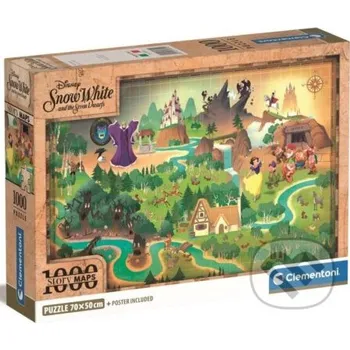 Puzzle Puzzle Story Maps: Sněhurka - Clementoni Clementoni