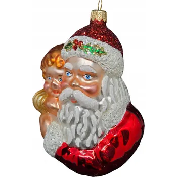 Obraz Svatý Mikuláš s dítětem – Vánoční Koule Ručně malovaná