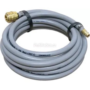 Příslušenství ke kompresoru TUBI Vzduchová hadice šedá elastic s rychlospojkami 9x15 mm - 10 m