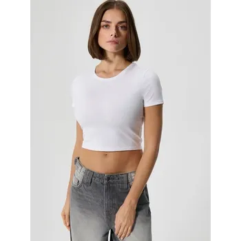 Dámské tričko Zkrácené tričko - XL - House - bílý - 306EB-00X