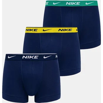 Pánské spodní prádlo Boxerky Nike 3-pack tmavomodrá barva, 0000KE1008 0000KE1008.MM 59X, vel. XL