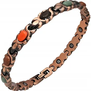 Náramek Blingart dámský měděný náramek s kameny avanturínu