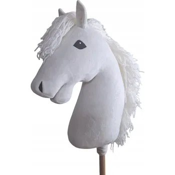 Hobby horsing Hobby horse / kůň na tyči - A3 - šedá barva - ecru barva ,,Rita""