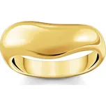 Thomas Sabo TR2473-413-39-54 Bold - Gold-plated Ring in curved shape Ladies