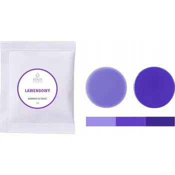 Svíčka Dekorativní sójová svíčka Levandulový Senzi Cosmetics