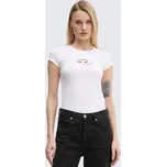 Dámské tričko DIESEL T-ANGIE A06268_0AFAA bílé Velikost: S