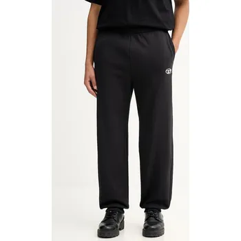 Bavlněné tepláky Diesel P-MARKY-IOD pánské, černá barva, A21794.0BKBW 99X, vel. XXL