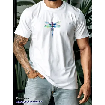 Trička s potiskem Tričko s potiskem, VÁŽKA, 1 ks zvolte VELIKOST textilu ZDE:: M- velikost typ Beagle