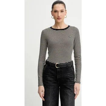 Tričko s dlouhým rukávem Levi's černá barva, 000KL 000KL.0017 99C, vel. S