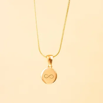 Náhrdelník Náhrdelník Vibe - nekonečno Barva: Zlatá, Délka řetízku: 60 cm