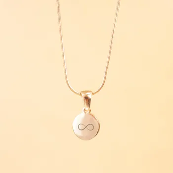 Náhrdelník Náhrdelník Vibe - nekonečno Barva: Rosegold, Délka řetízku: 45 cm
