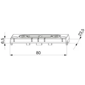 Okno MACO uzávěr zástrče PVC 12/20-13, REHAU/OSMOPANE/VIVA PLAST (26460)