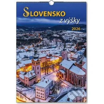 Záložka Nástenný kalendár Slovensko z výšky 2026 - Spektrum grafik Spektrum grafik