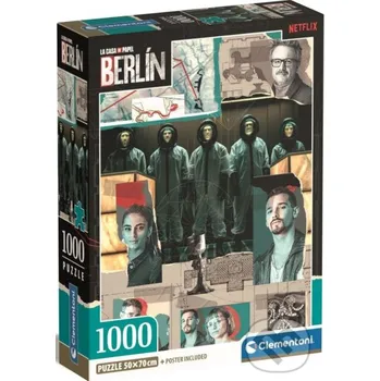Puzzle Puzzle La Casa de Papel: Berlin - Jdeme do akce - Clementoni Clementoni