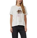 s.Oliver dámské triko 2172324 02D0 Krémová 38