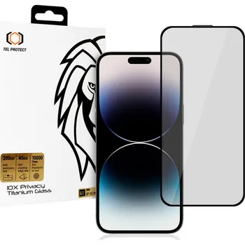 Tvrzené sklo 10X Privacy Titanium pro Iphone 14