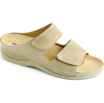 Dámská zdravotní obuv Pantofle PETRA zdravotní obuv dámská béžová PP-512/K Medistyle 41