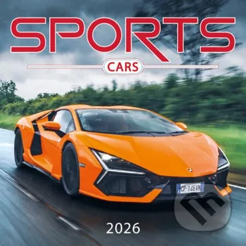 Záložka Nástenný kalendár Sports Cars 2026 - Spektrum grafik Spektrum grafik