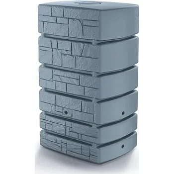 Nádrž na dešťovou vodu 500 l 130 x 77,5 cm šedá