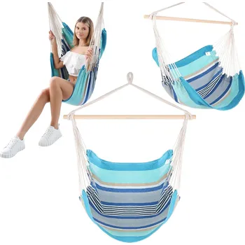 Závěsné křeslo ZÁVĚSNÉ KŘESLO BRAZILSKÉ HAPACÍ SÍTĚ 100x100CM 1052175