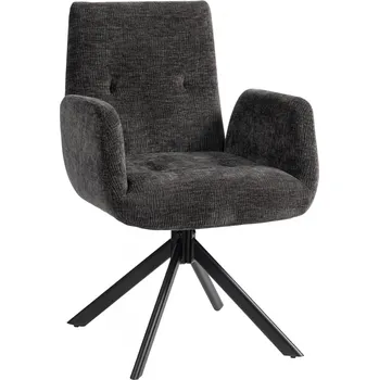 Křeslo Otočné křeslo s područkami | černé