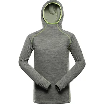 Pánská móda mikina pánská ALPINE PRO ROLT rychleschnoucí zelená