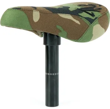 Sedlo na kolo BMX sedlo Total BMX TWS MID Combo maskáč zelená