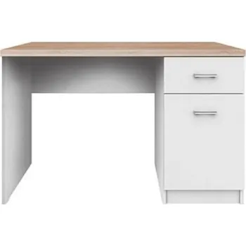 Psací stůl Slevadoma Psací stůl VITALIO 1D1S bílá / dub sonoma