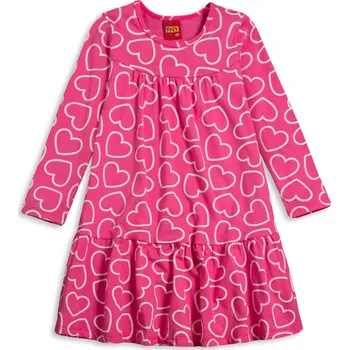 Dívčí šaty Dívčí šaty KYLY ROSA LOVE růžové Velikost: 128