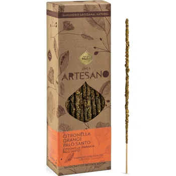 Čajovna Vonné tyčinky - Citronela, Pomeranč a Palo Santo 30 ks, výhodné balení, doba hoření 60 minut