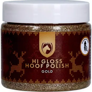 Kosmetika pro koně Třpytky na kopyta Excellent Hi Gloss Glitter zlatá