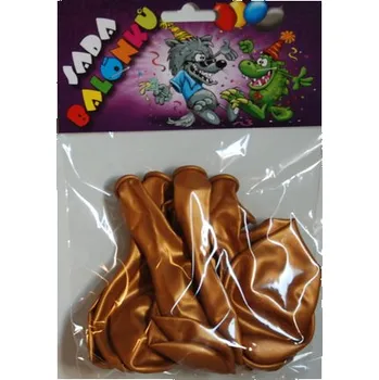 Balónek Sada balónků Zlatých bez potisku (10ks)