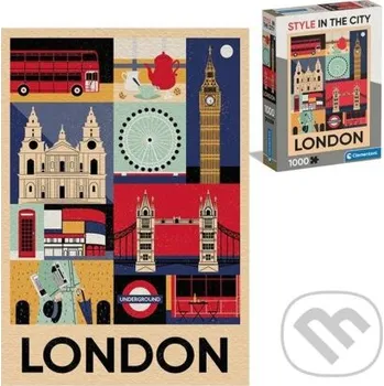Puzzle Style in the City: Londýn - Clementoni Clementoni