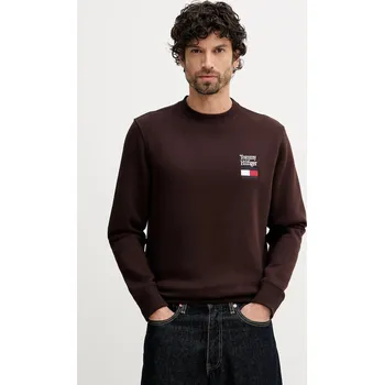 Dámské oblečení Mikina Tommy Hilfiger MW0MW42778 hnědá 88X, vel. S