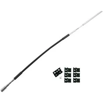 Okno HAUTAU FL 190 flexibilní převod pro kulatá a oblouková okna, 700 mm, černé