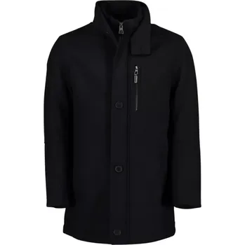 Pánský zimní kabát Velký pánský kabát na knoflíky a zip Redpoint GILL 74314-7716-000-120 černý (66R)