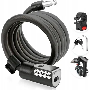 Zámek na kolo Zabezpečení kola skládací zámek Titanlock, 120 cm, zámek B2157