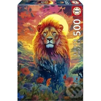 Upřený pohled majestátního lva - Educa Educa