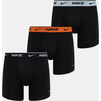 Pánské spodní prádlo Boxerky Nike 3-pack 0000KE1007.M černá 99B, vel. S