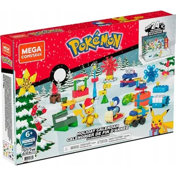 ostatní stavebnice Mega Construx Pokemon stavebnice adventní kalendář, pro děti od 6 let