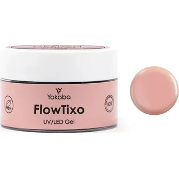 Lak na nehty 05 Cover Nude FlowTixo Gel UV/LED - Yokaba 50 g Stavební Gel