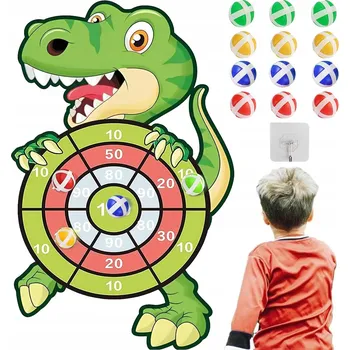 Šipka Dinosauři DOVEDNOSTNÍ HRA ŠIPKY NA SUCHÝ ZIP TERČ ŠIPKY LETKY