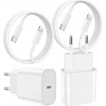 Pouzdro na mobilní telefon 2 KS RYCHLÁ NABÍJEČKA USB-C 25W + KABEL 2M PRO IPHONE X 11 12 13 14 Pro Max