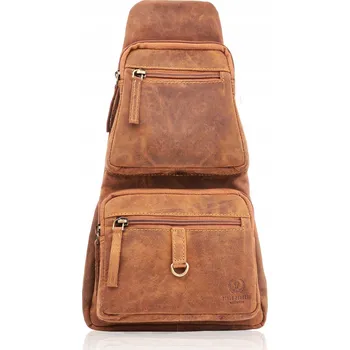 Městský batoh Paolo Peruzzi sportovní batoh hnědý