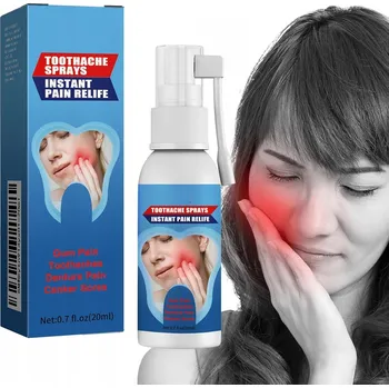 Sprej na úlevu od bolesti zubů – léčba bolesti zubů, nervů, zarudnutí a otoků
