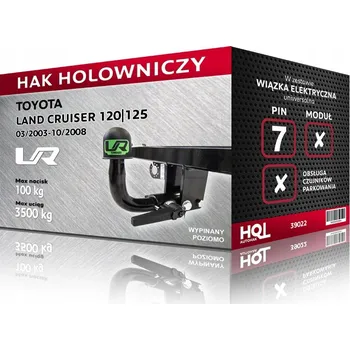 Tažné zařízení Tažné zařízení Toyota LAND CRUISER 120/125, 03/200