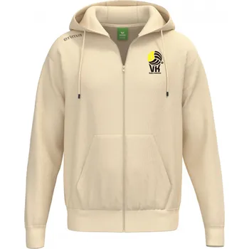 Pánská mikina ERIMA MIKINA NA ZIP S KAPUCÍ 152 VK KARLOVARSKO - Krémová - velikost XL
