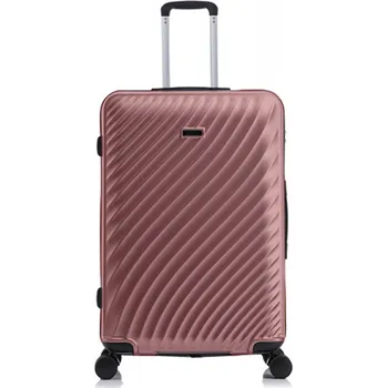 Příruční kabinový cestovní kufr s TSA zámkem ROWEX Roseline Barva: Růžovo-zlatá
