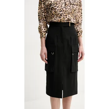 Dámská sukně Sukně s příměsí vlny Marciano by Guess IRINA 5GGD04.7294A černá 99X, vel. 40