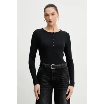 Tričko s dlouhým rukávem Levi's černá barva, 003PY 99X, vel. XS